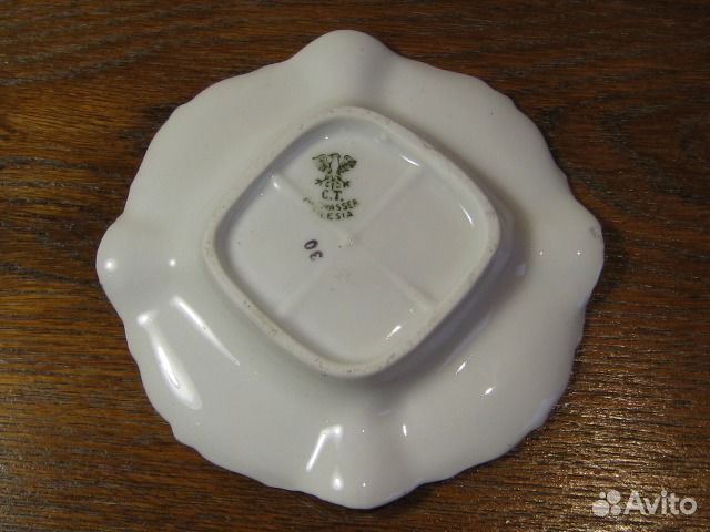 Фарфоровая пепельница silesia Довоенная Германия