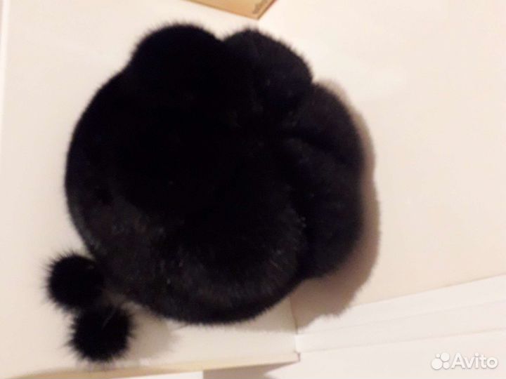 Шапка женская норковая новая
