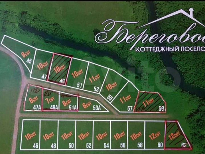 Участок 10 сот. (СНТ, ДНП)