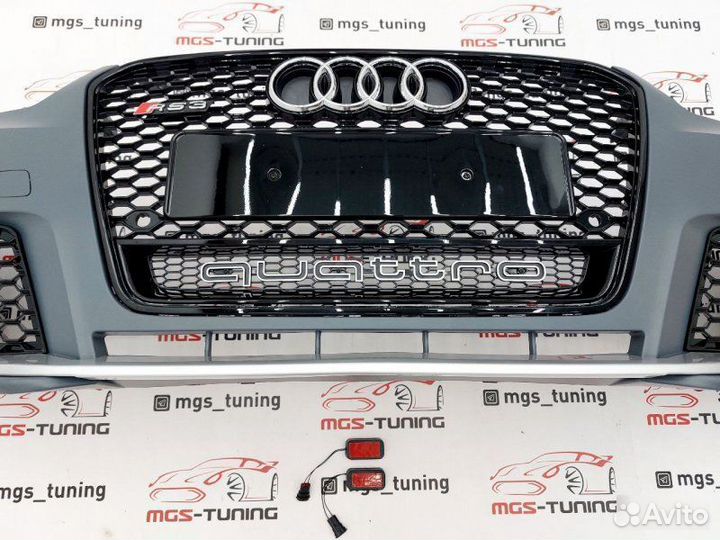 Бампер RS3 Audi A3 8v Седан 12-16 Ауди А3 рс3 8В