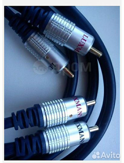 Аудио кабели Luxman 2RCA-2RCA и 2RCA -3,5jack