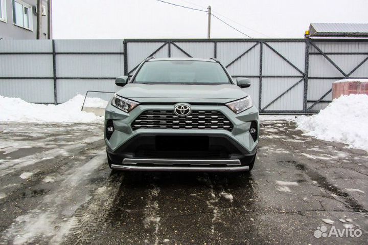 Защита переднего бампера d57 toyota RAV-4 (2019+)