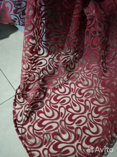 Шторы тюль бирюза, бордо