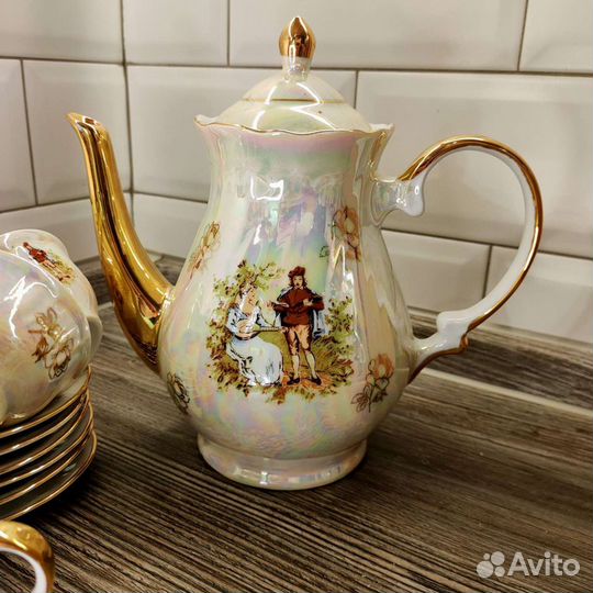 Сервиз кофейный фарфоровый 