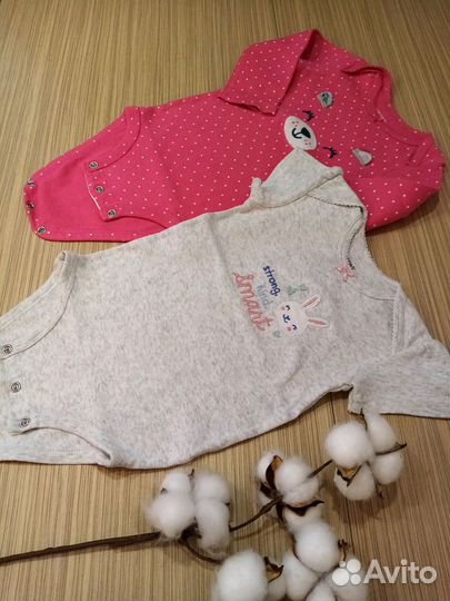 Боди и лонг для девочки 74 80