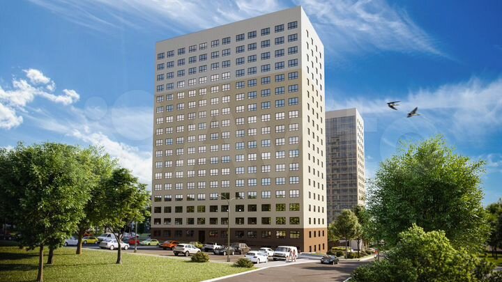 2-к. квартира, 52,7 м², 3/17 эт.