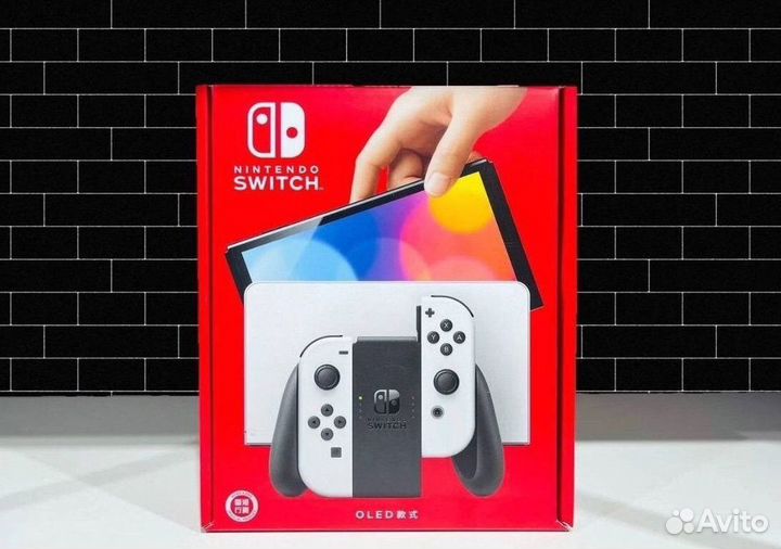 Nintendo Switch Oled прошитая + игры