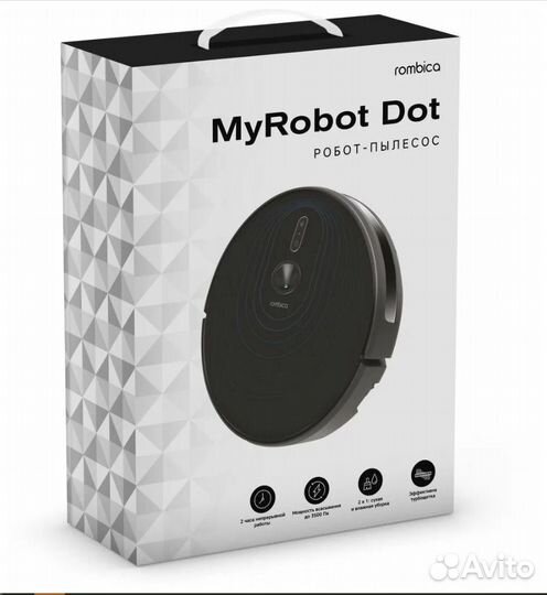 Робот пылесос Rombica MyRobot Dot Новый