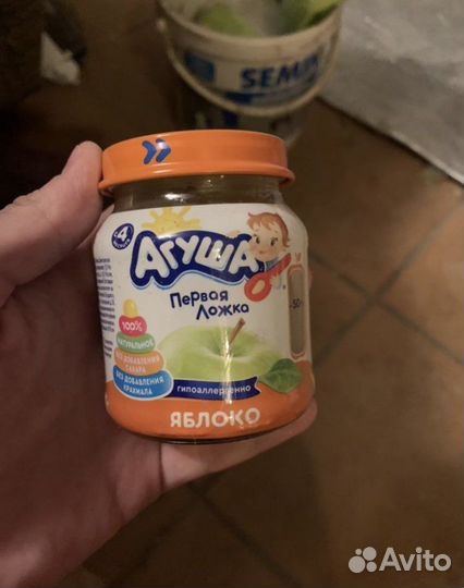 Детское питание пюре фруктовое