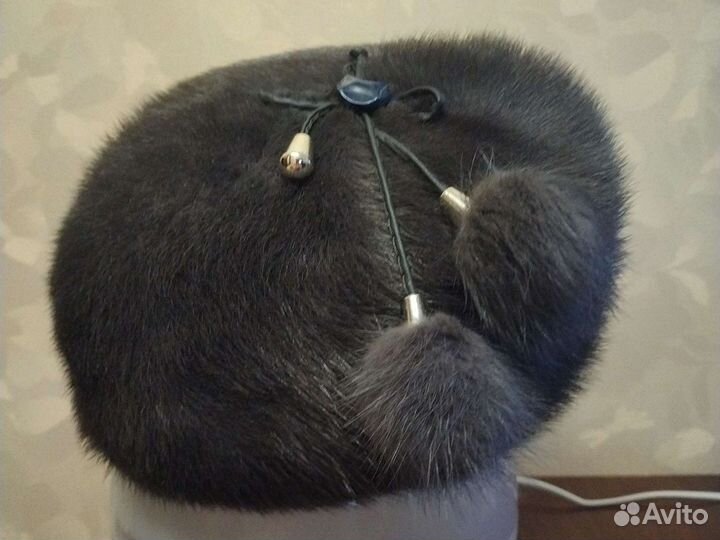 Шапка норковая женская