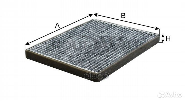Фильтр салона угольный suzuki Grand Vitara AG16