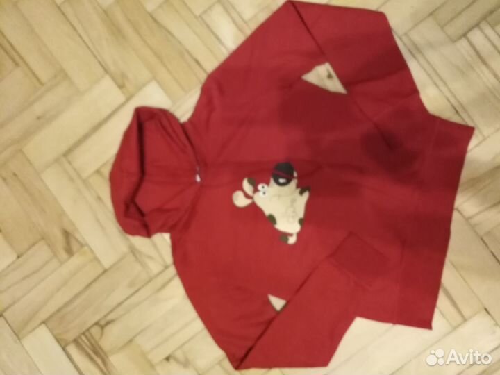 Худи женское красное