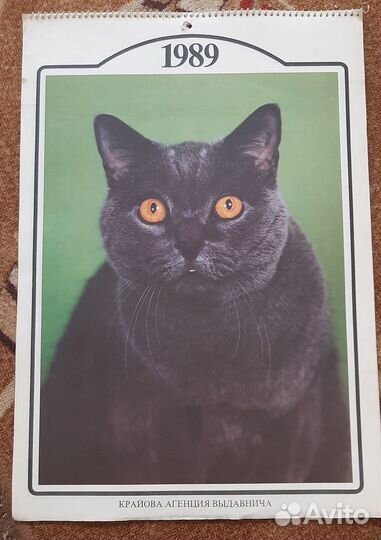 Календари 1987,1988, 1989 годов