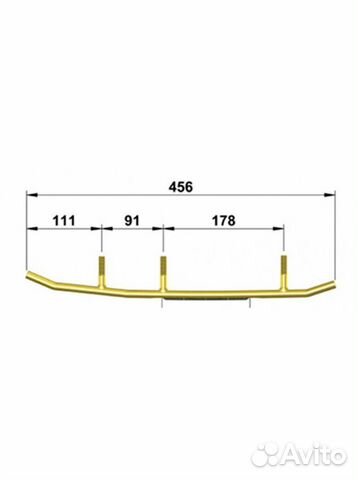 Коньки для лыж снегохода BRP Lynx 036425-03/04/05
