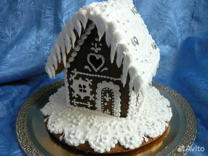 Пряничный домик, пряники новогодние