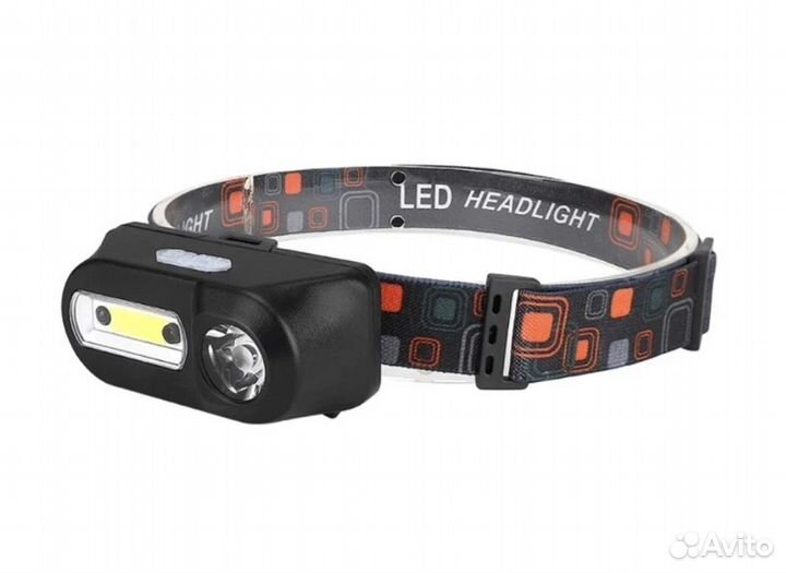 Фонарь налобный с сенсорным датчиком