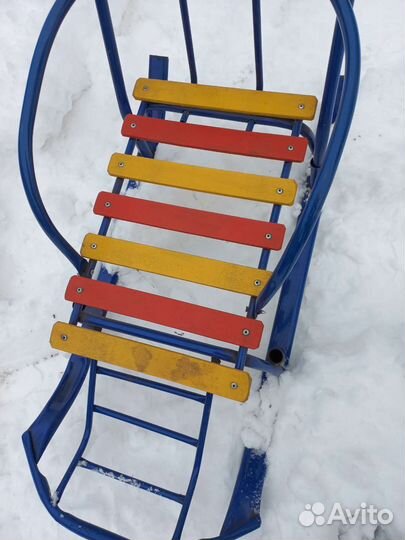 Детские санки с. Костёнково