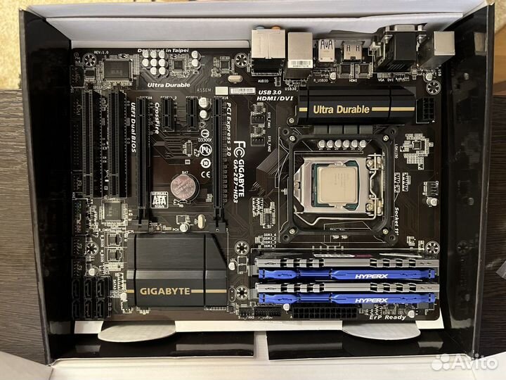 Gigabyte Z87 + Xeon E3 1240 v3 + 4x8Gb DDR3