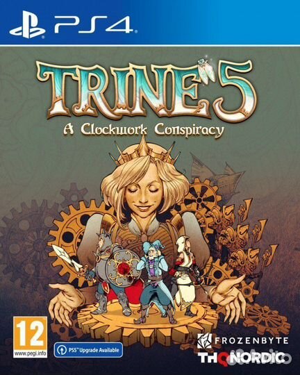PS4/PS5 диск Trine 5 A Clockwork Conspiracy, новый