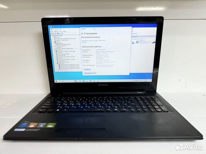 Ноутбук Lenovo G50-45 на A6-6310/8GB/SSD 256