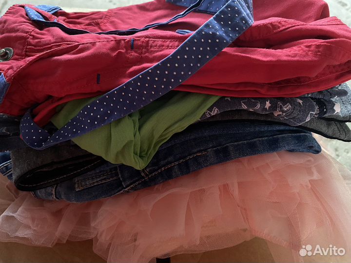 Вещи пакетом для девочки 98-104