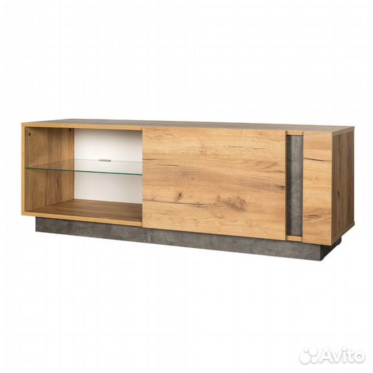 Тумба 10.85 Арчи дуб крафт золотой/камень темный