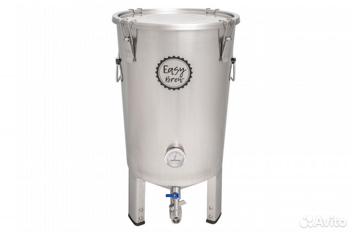 Цкт с краном для слива дрожжей, нерж., 32 л