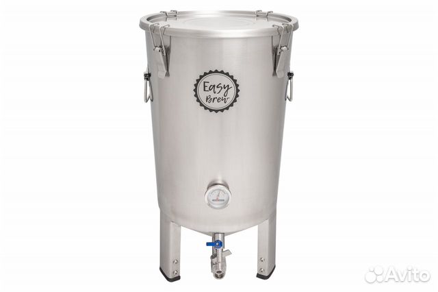 Цкт с краном для слива дрожжей, нерж., 32 л