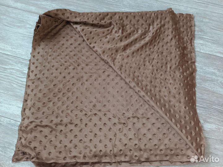 Ткань плюш минки