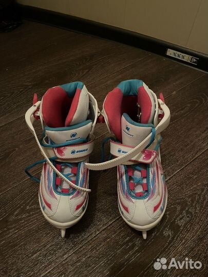 Коньки детские раздвижные 31 36