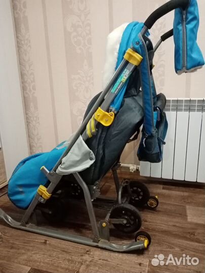 Коляска санки