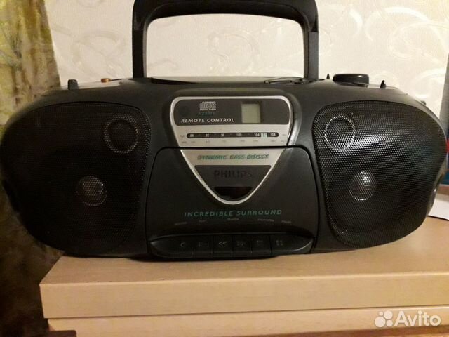Бумбокс - магнитола Philips AZ8075