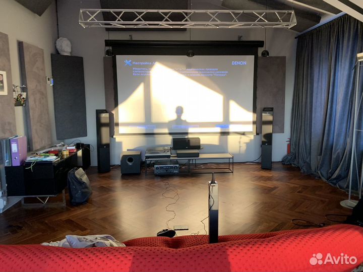 Звук, свет, мультимедиа - проектирование установка