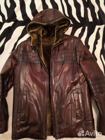 Кожаная куртка мужская