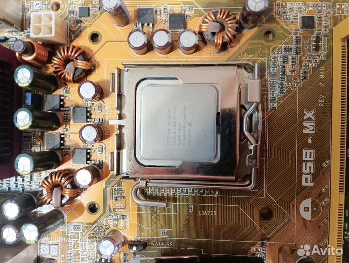 Комплект 775 сокет Q6600