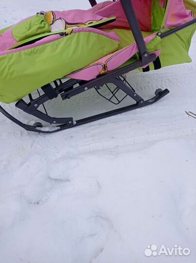 Коляска санки