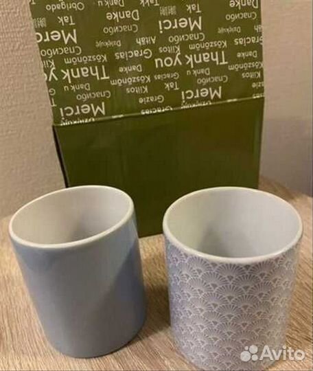 Подсвечники керамика 2 шт. (без свечей)