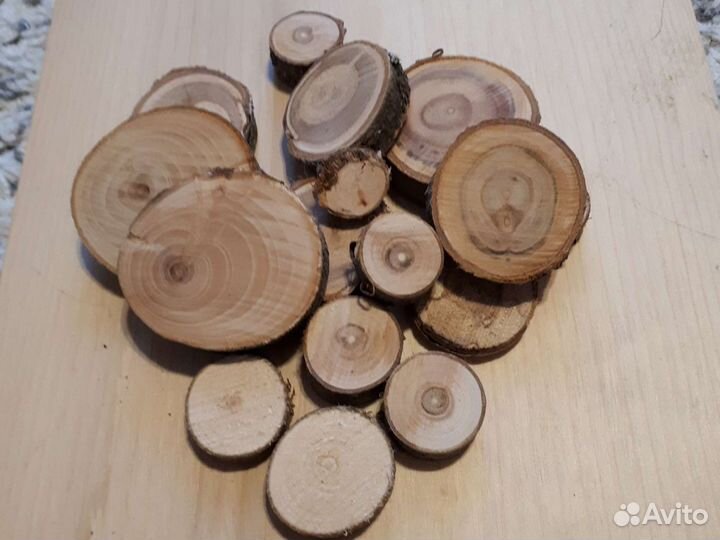 Срезы дерева для творчества