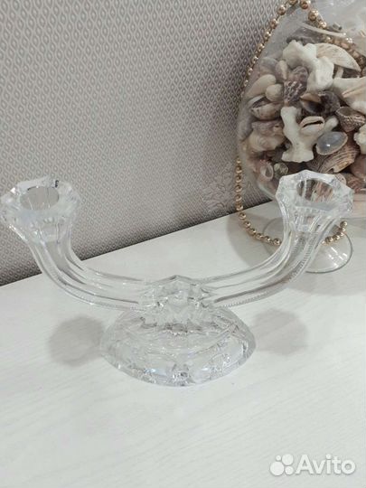 Подсвечник хрустальный СССР