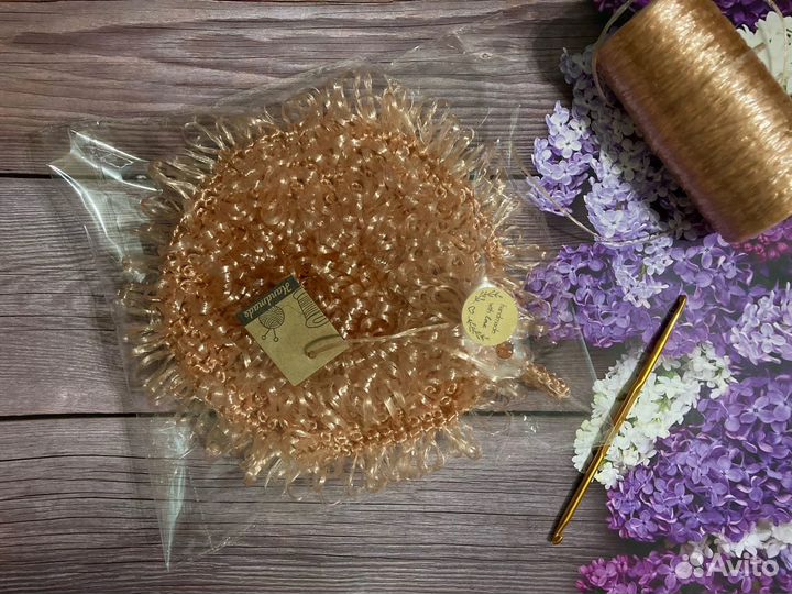 Мочалка ручной работы