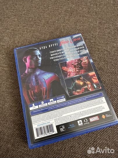 Игра на ps4 человек паук майлз моралес