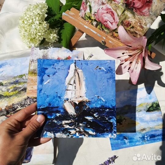 Сочный набор авторский открыток