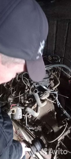 Двигатель+коробка + навесное на ауди80