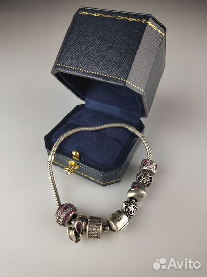 Браслет / sunlight / С шармами / 925 проба / 31 гр