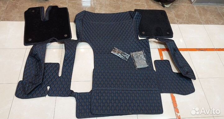 3d коврики из экокожи Man TGA широкая кабина