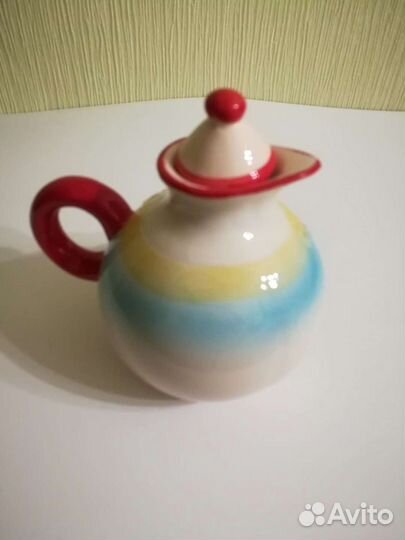 Молочник Зайчик, кувшинчик, керамика, новый