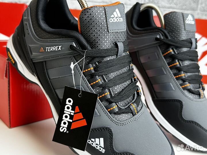 Кроссовки мужские Adidas Terrex 41-46 серые