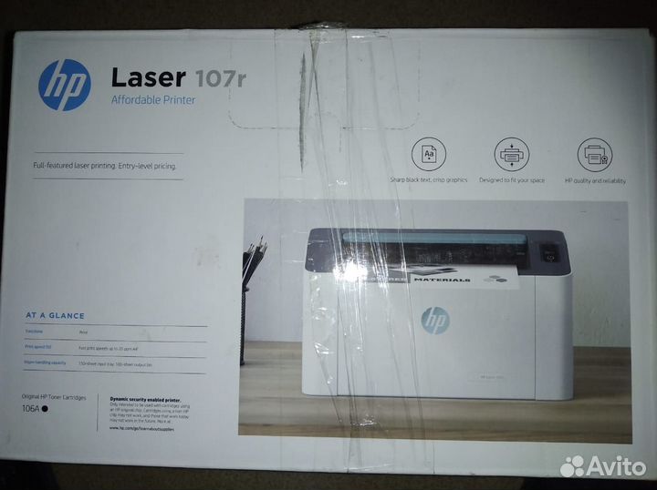 Принтер hp laser 107r