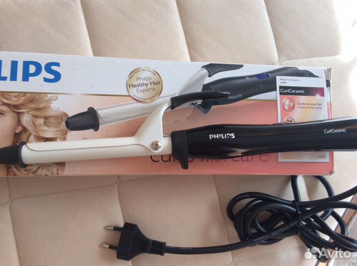 Щипцы новые для завивки волос philips