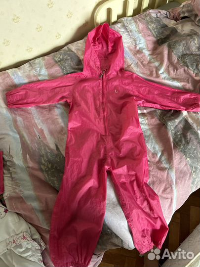 Комбинезон от дождя детский 4-5 лет на девочку
